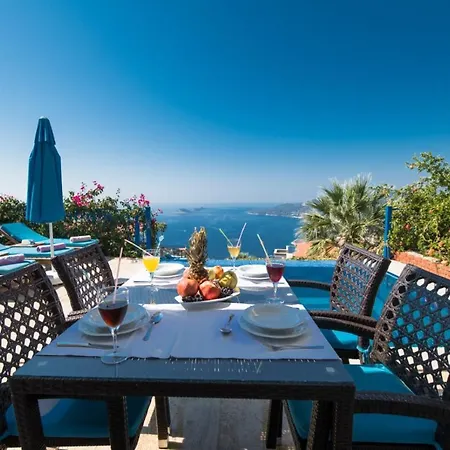 Private Pool And Sea View For 4 People In Antalya, - Awz 133 Kaş