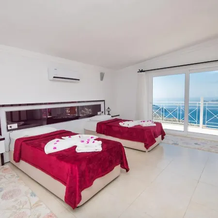 Private Pool And Sea View For 4 People In Antalya, - Awz 133 Villa Kaş